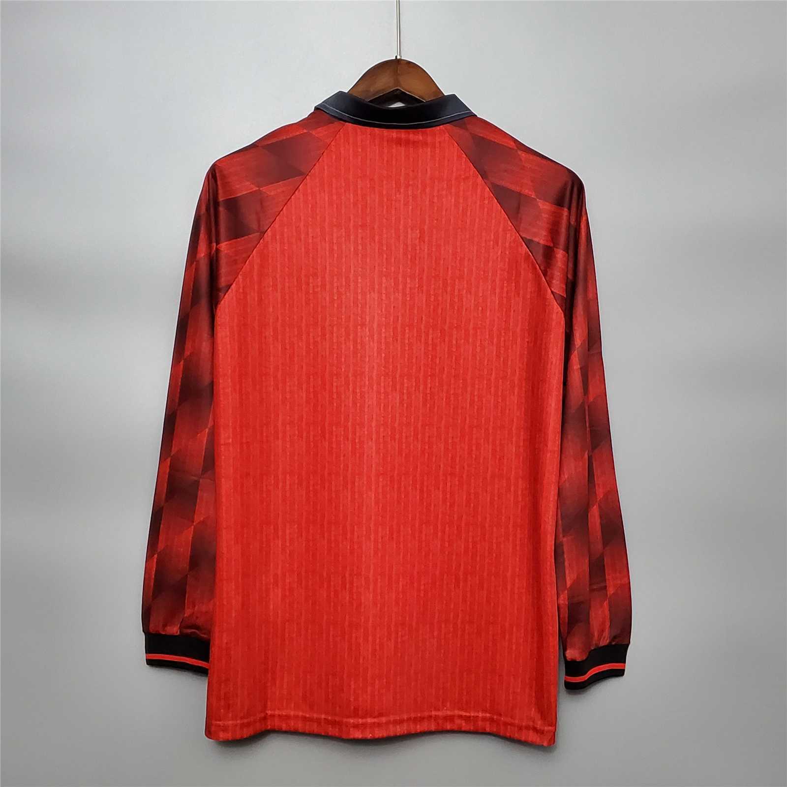 1996-1997 Manchester United Home Soccer Jersey Retro Version S-2XL