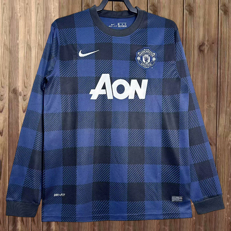 2013-2014 Manchester United Away Soccer Jersey Retro Version S-2XL