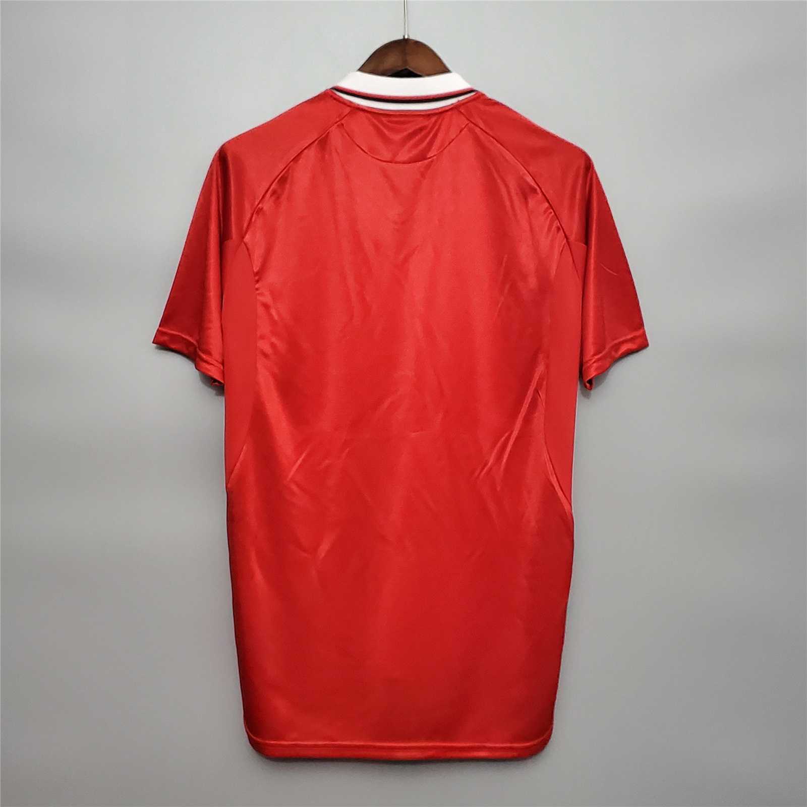 1999-2000 Manchester United Home Soccer Jersey Retro Version S-2XL