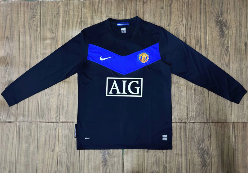 2009-2010 Manchester United Away Soccer Jersey Retro Version S-2XL