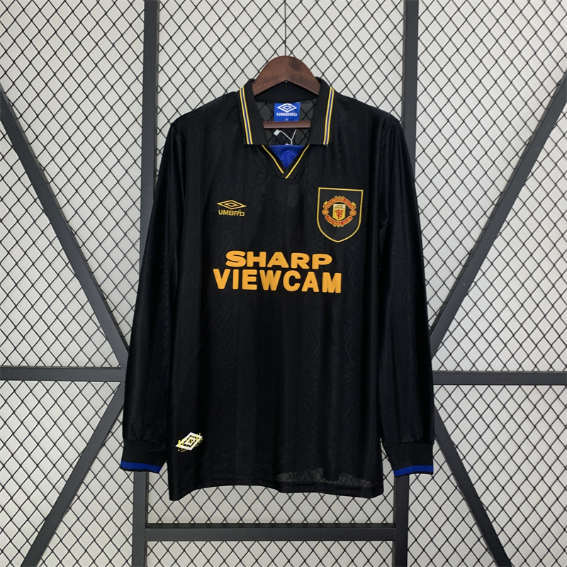 1993-1994 Manchester United Away Soccer Jersey Retro Version S-2XL