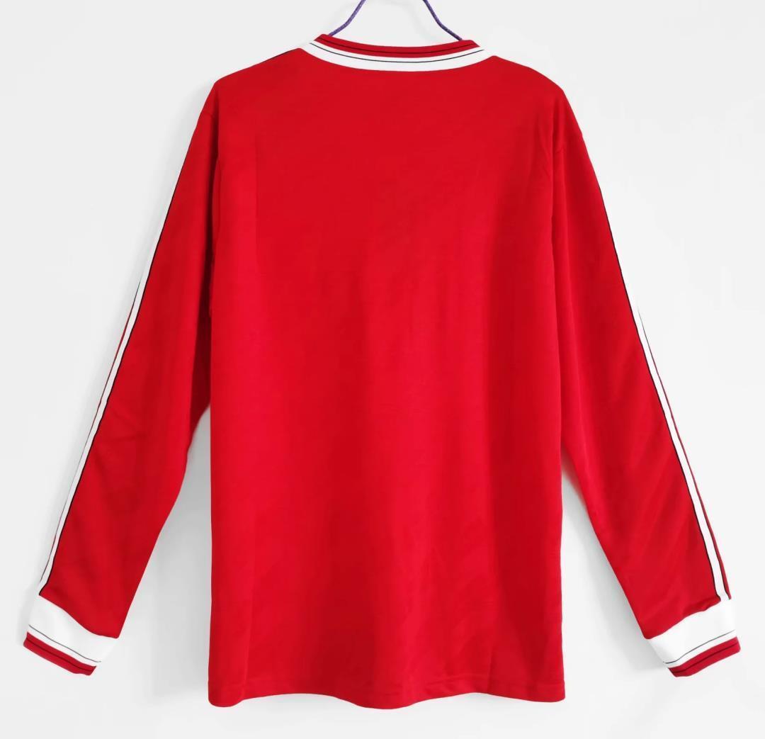 1986-1988 Manchester United Home Soccer Jersey Retro Version S-2XL