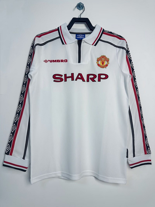1999-2000 Manchester United Away Soccer Jersey Retro Version S-2XL