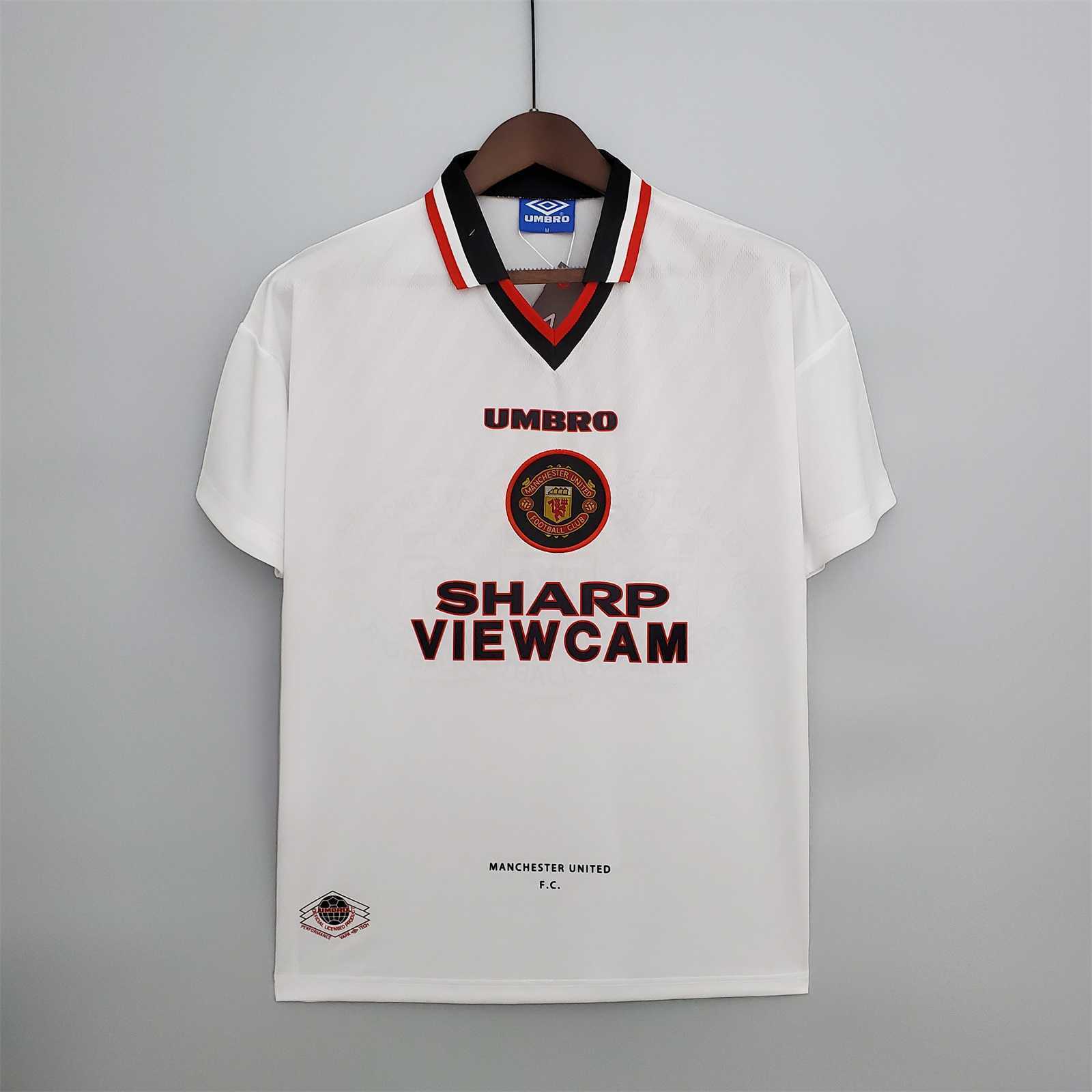 1996-1997 Manchester United Away Soccer Jersey Retro Version S-2XL