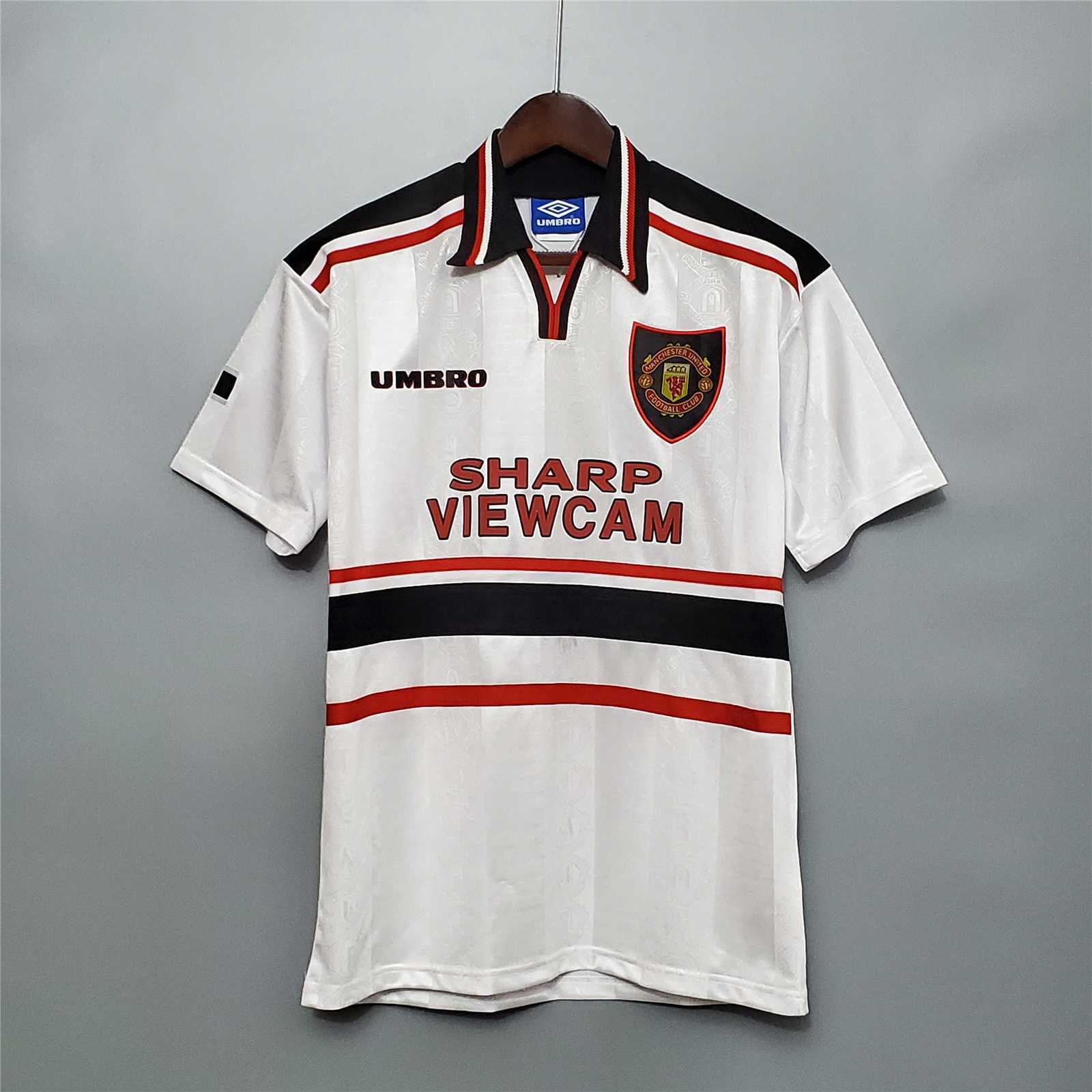 1998-1999 Manchester United Away Soccer Jersey Retro Version S-2XL