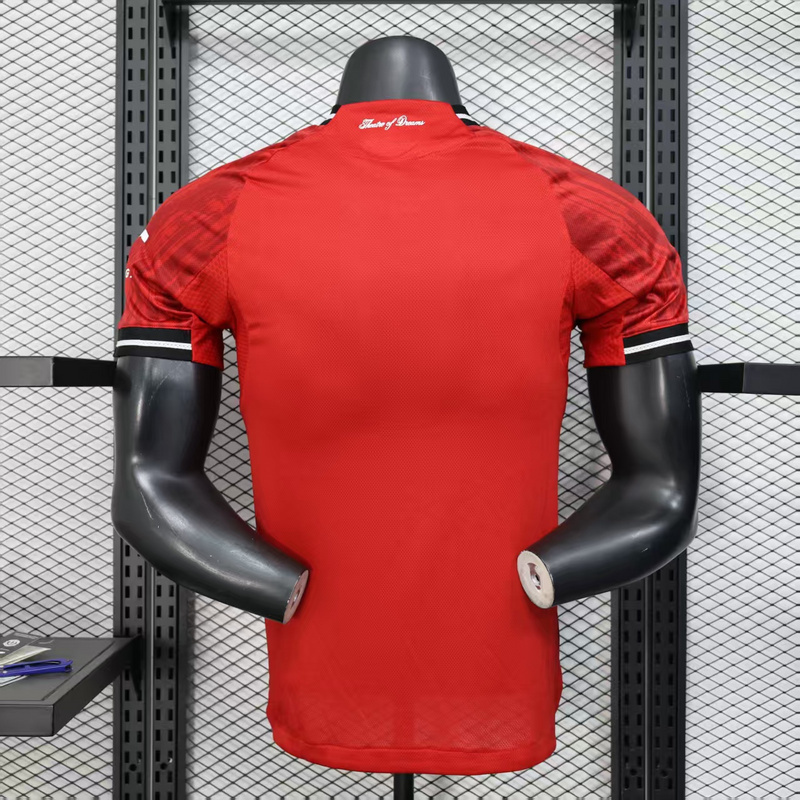 25-26 Manchester United Home Soccer Jersey Player Version S-2XL