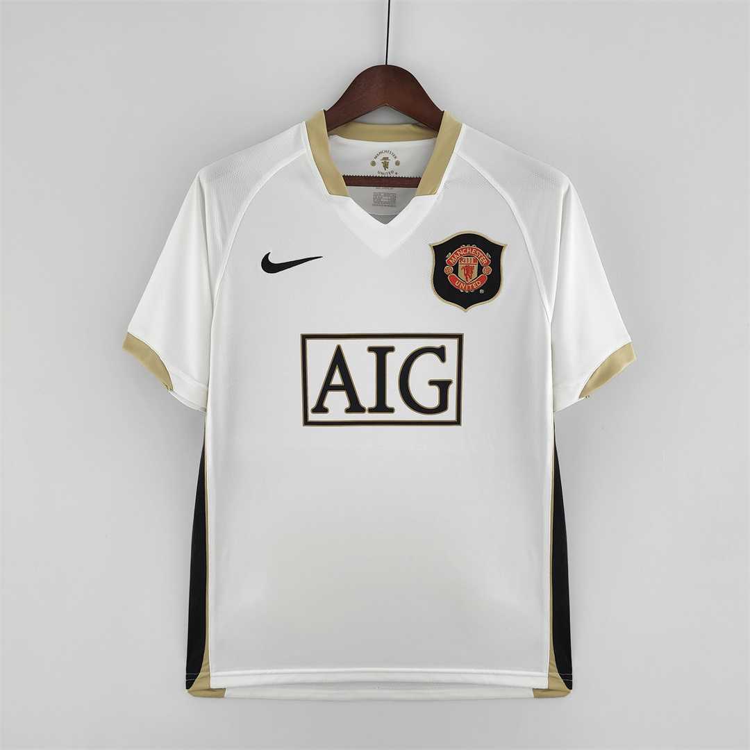 2006 2007 Manchester United Away Soccer Jersey Retro Version S-2XL