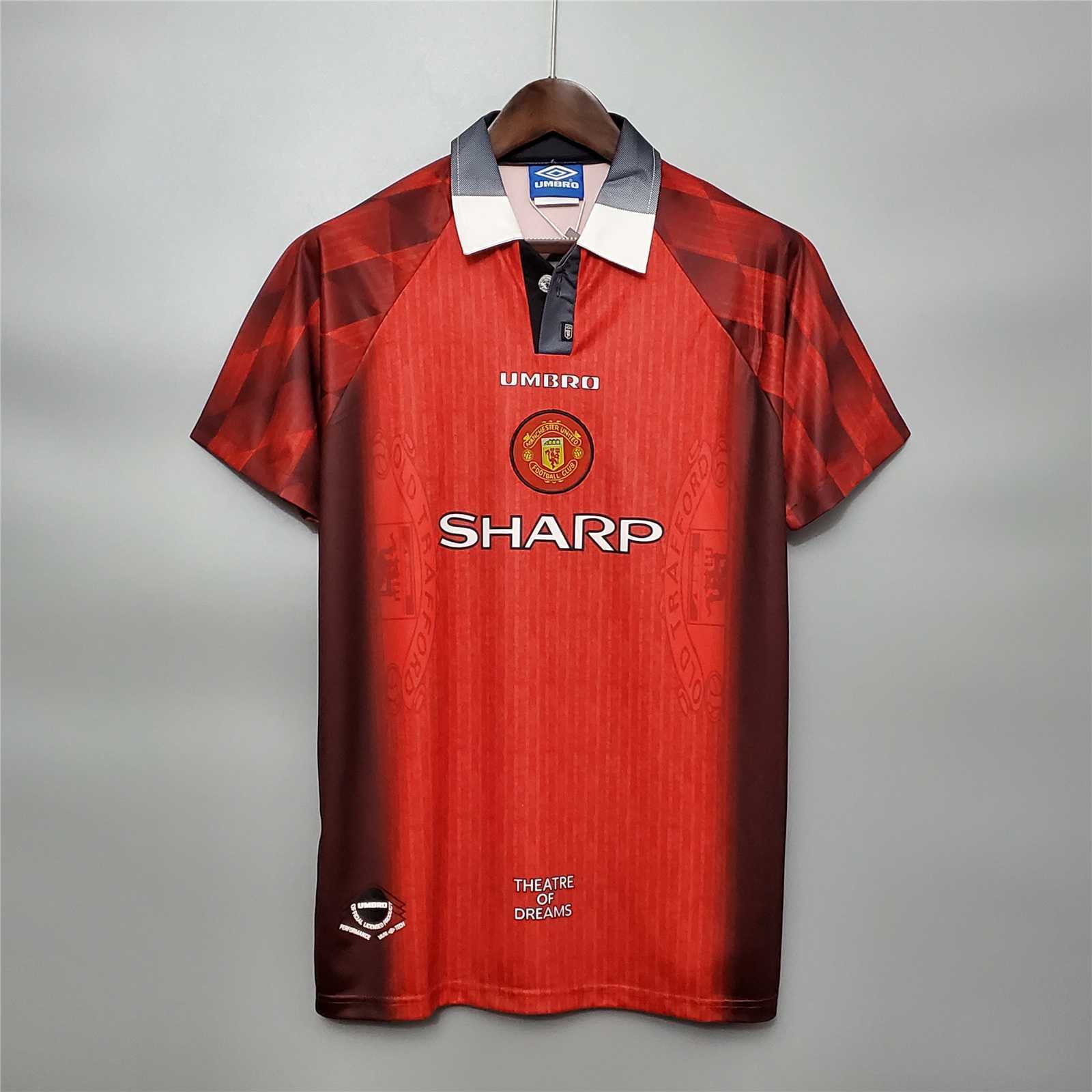 1996-1997 Manchester United Home Soccer Jersey Retro Version S-2XL