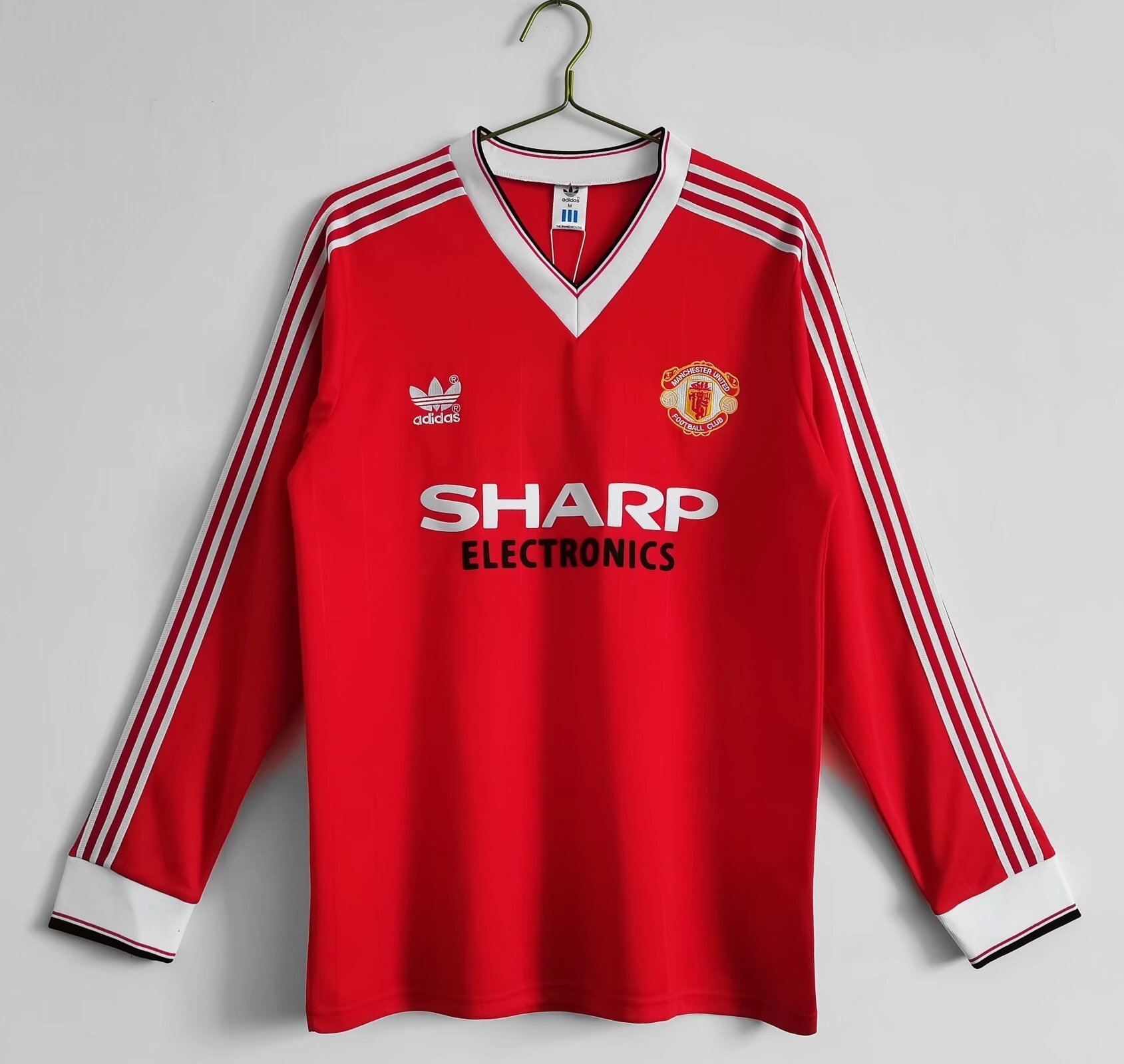 1982-1983 Manchester United Home Soccer Jersey Retro Version S-2XL