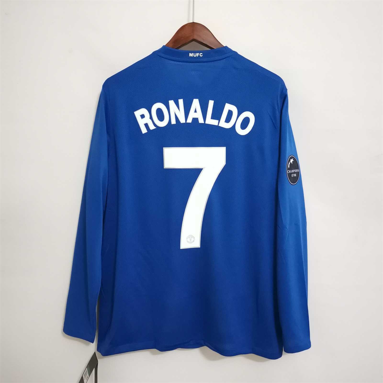 2008-2009 Manchester United Third Soccer Jersey Retro Version S-2XL