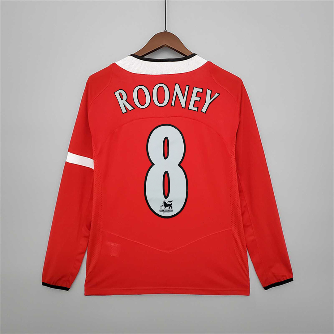 2004-2006 Manchester United Home Soccer Jersey Retro Version S-2XL