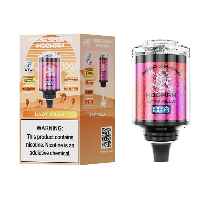 JNR Mega Shisha Hookah 100K Einweg Vape 60ml