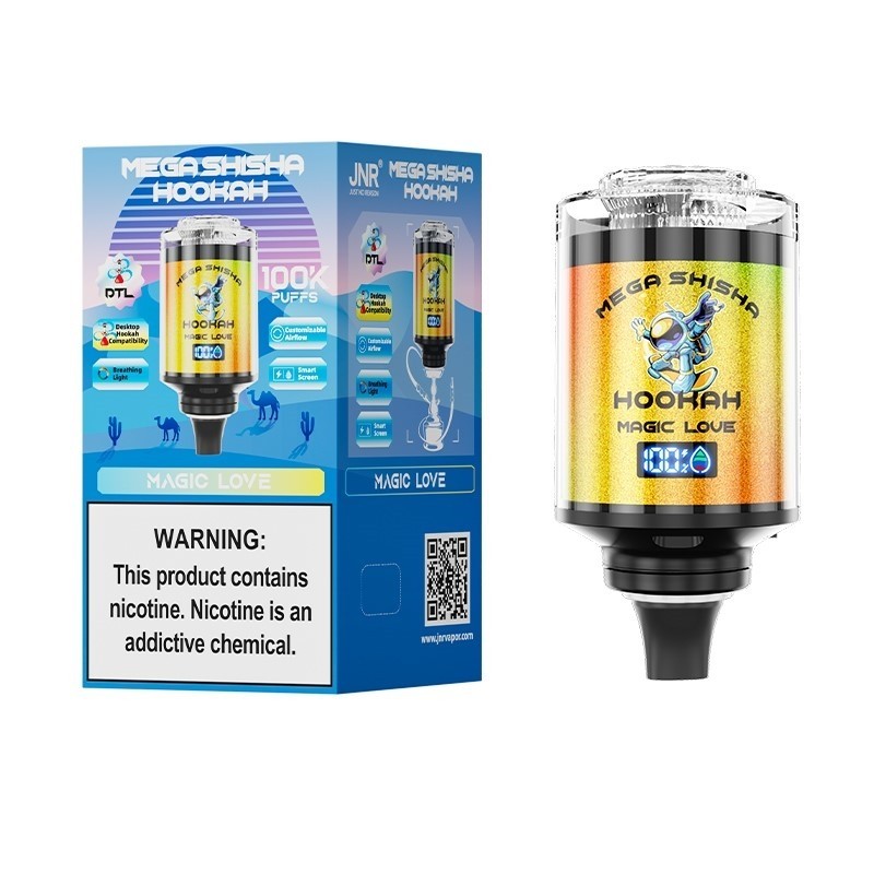 JNR Mega Shisha Hookah 100K Einweg Vape 60ml