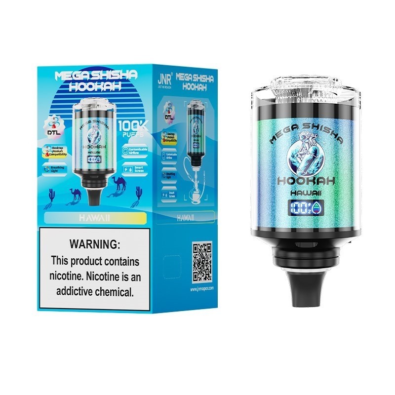 JNR Mega Shisha Hookah 100K Einweg Vape 60ml