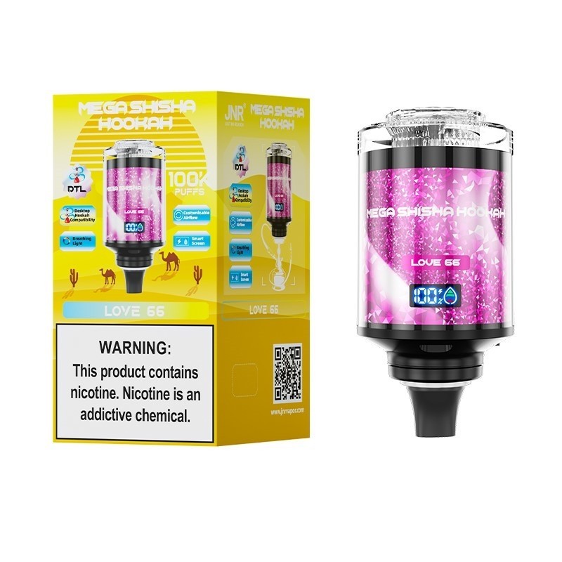 JNR Mega Shisha Hookah 100K Einweg Vape 60ml