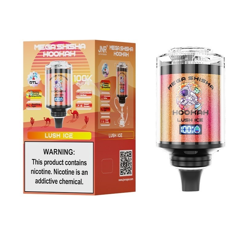 JNR Mega Shisha Hookah 100K Einweg Vape 60ml