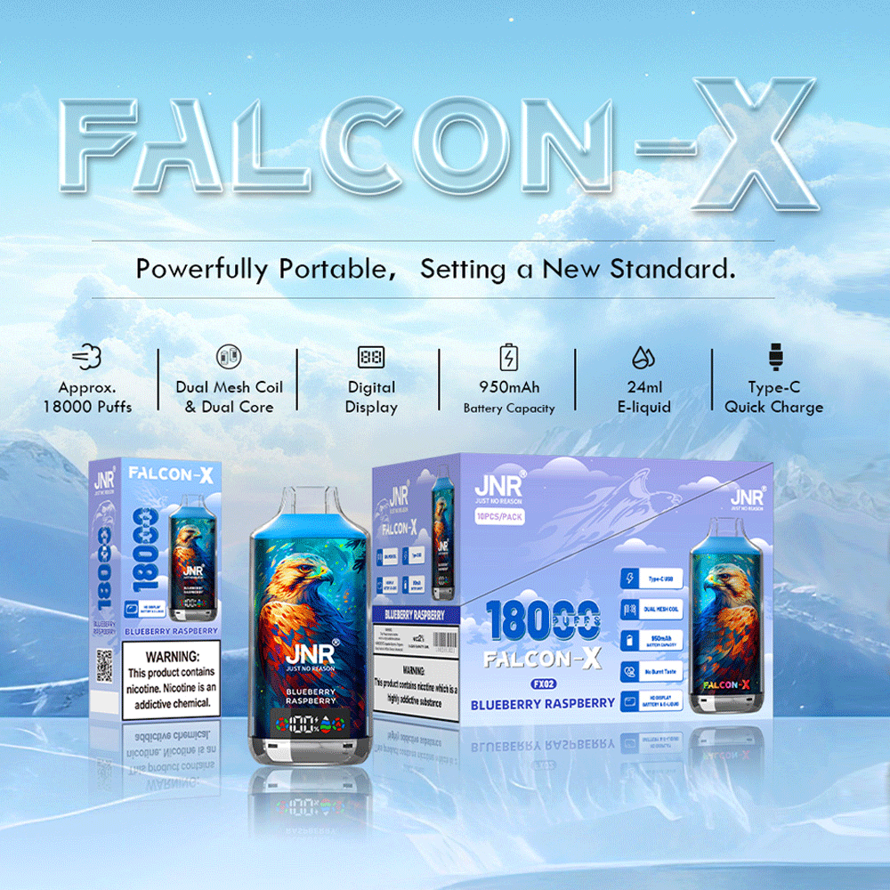 JNR Falcon X 18000 Puffs Einweg Vape 24ml