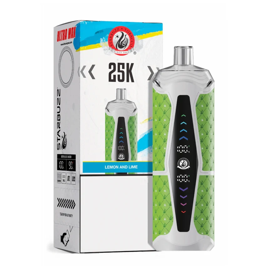 Starbuzz Ultra Max 25K Puffs Wiederaufladbares Einweg Kit 22ml (25000 Puffs)