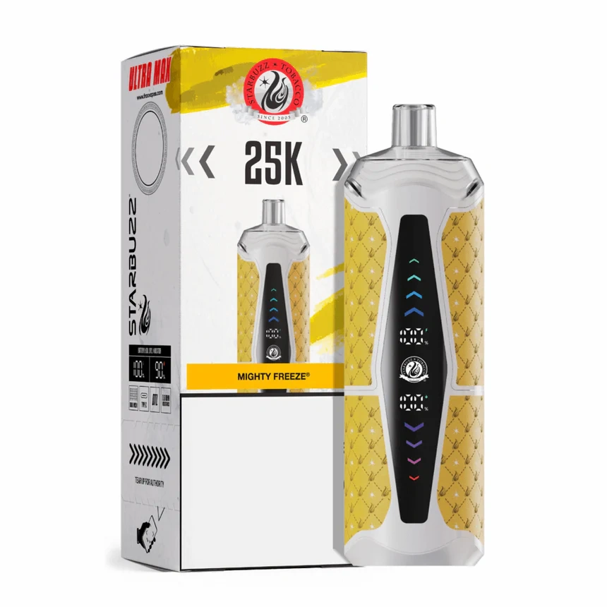 Starbuzz Ultra Max 25K Puffs Wiederaufladbares Einweg Kit 22ml (25000 Puffs)
