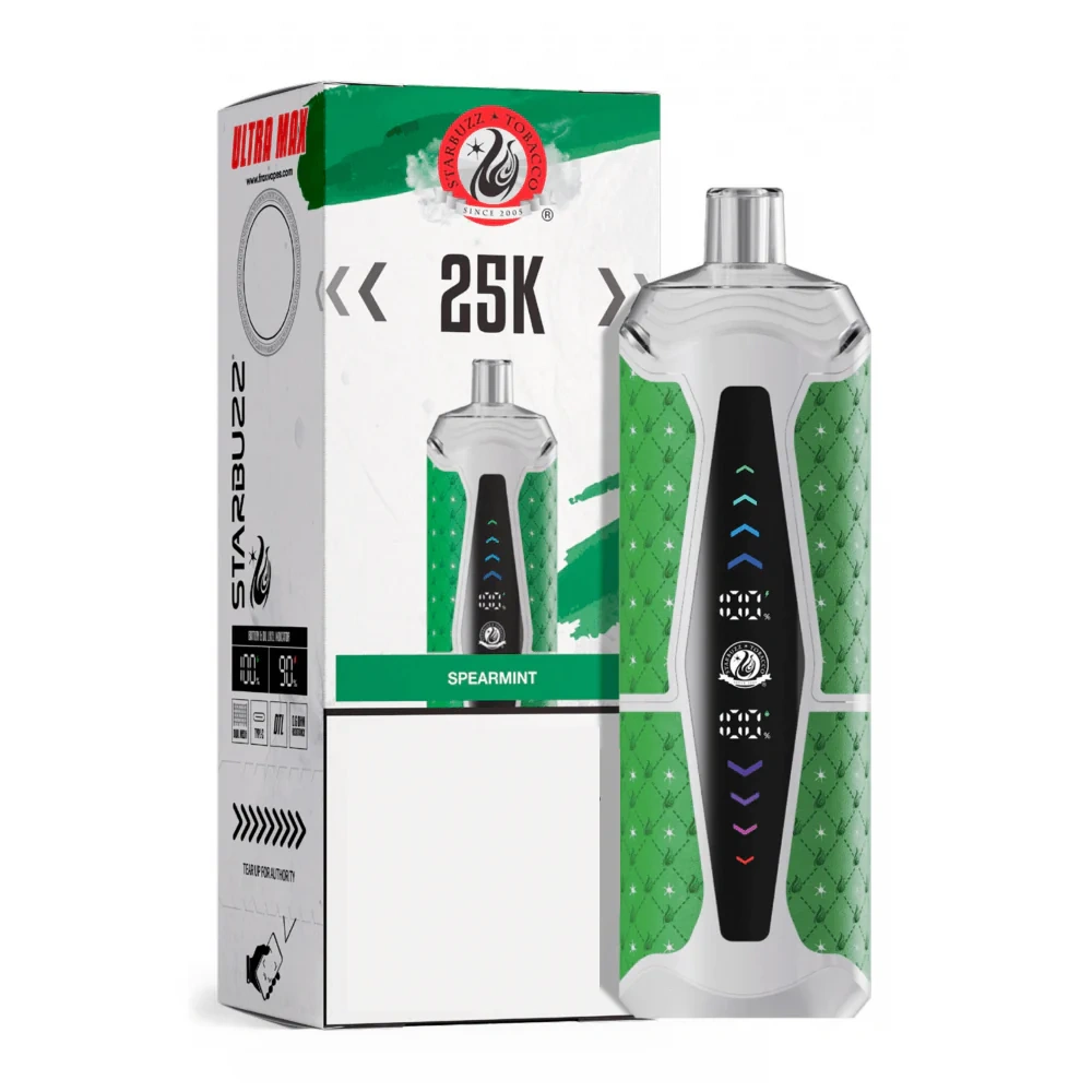 Starbuzz Ultra Max 25K Puffs Wiederaufladbares Einweg Kit 22ml (25000 Puffs)