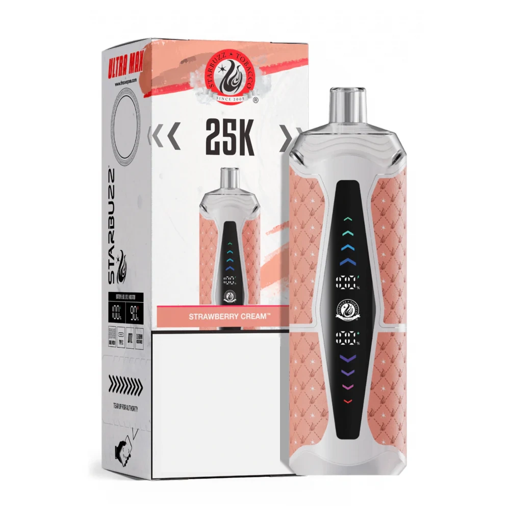 Starbuzz Ultra Max 25K Puffs Wiederaufladbares Einweg Kit 22ml (25000 Puffs)
