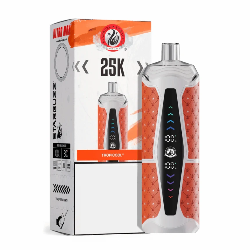Starbuzz Ultra Max 25K Puffs Wiederaufladbares Einweg Kit 22ml (25000 Puffs)