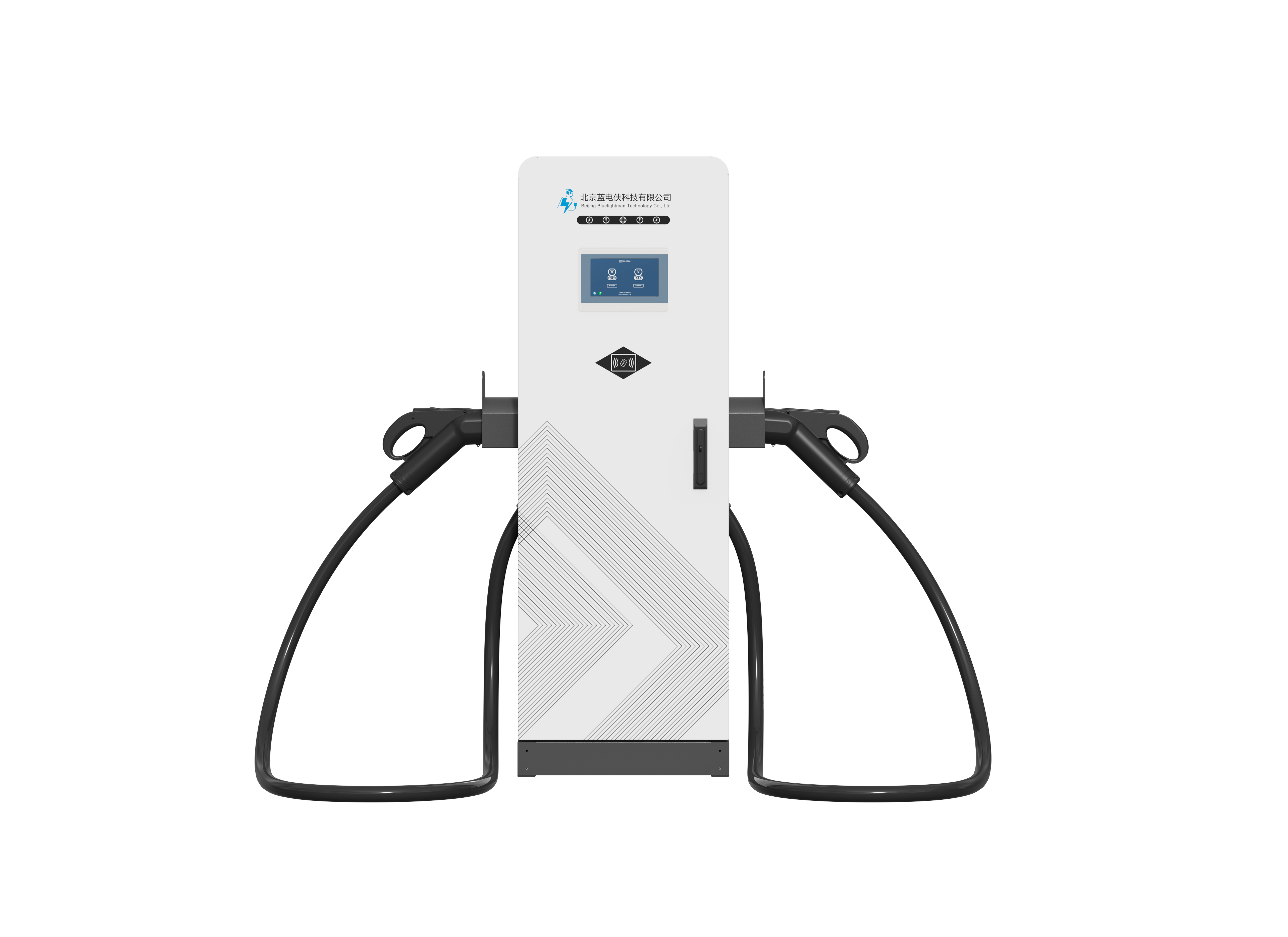 40kW ~ 180kW Series DC EV Charger Fast Commercial Charging Station with Dual Gun for Fleets, Business Vehicle, Bus, Truck