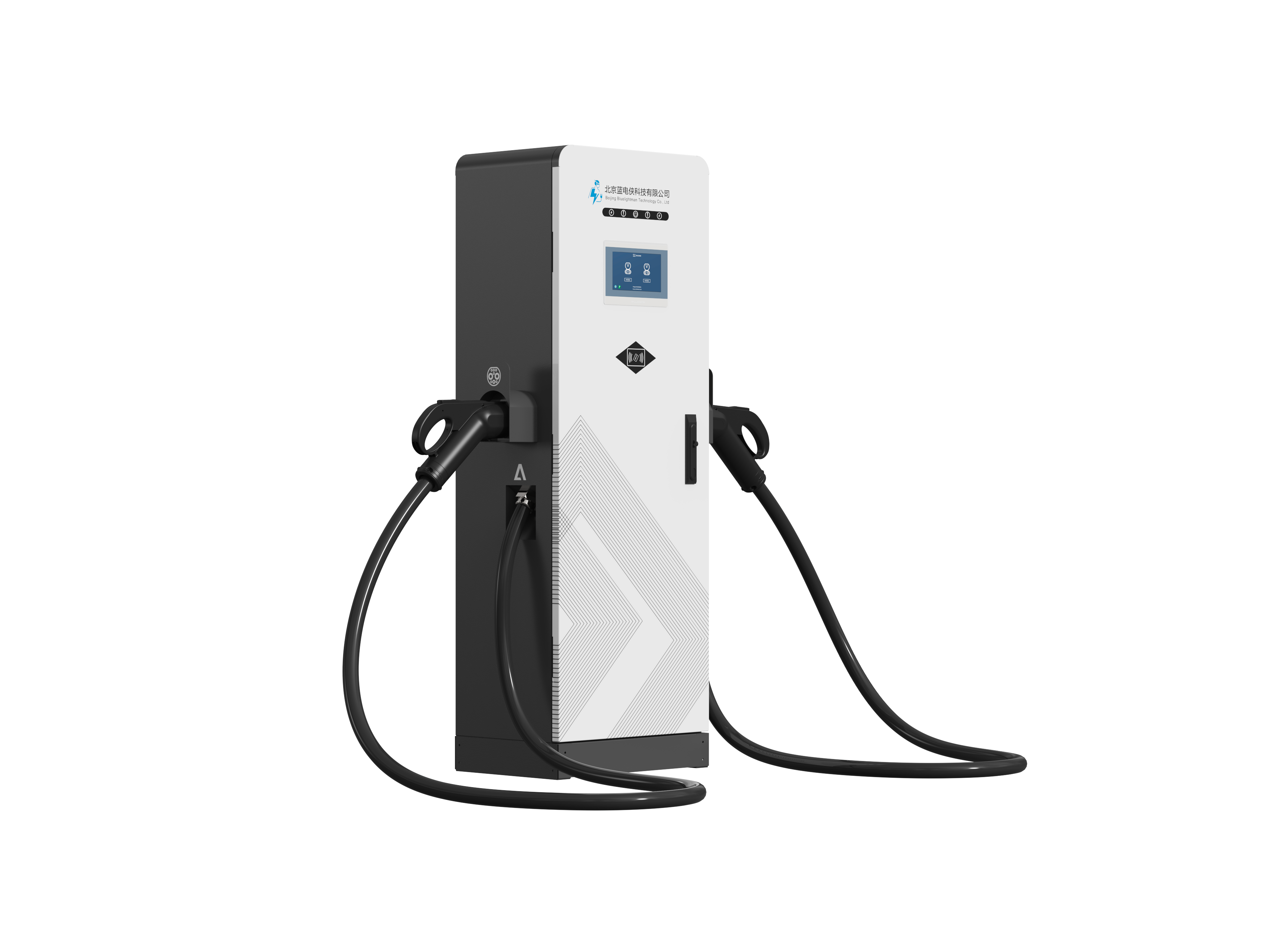 40kW ~ 180kW Series DC EV Charger Fast Commercial Charging Station with Dual Gun for Fleets, Business Vehicle, Bus, Truck