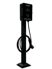 Guide ultime et avantages des bornes de recharge CA sur poteau pour usage domestique (11 kW et 21 kW) avec pistolet unique. Compatible avec les collectivités, les parkings, les complexes résidentiels et les appartements.