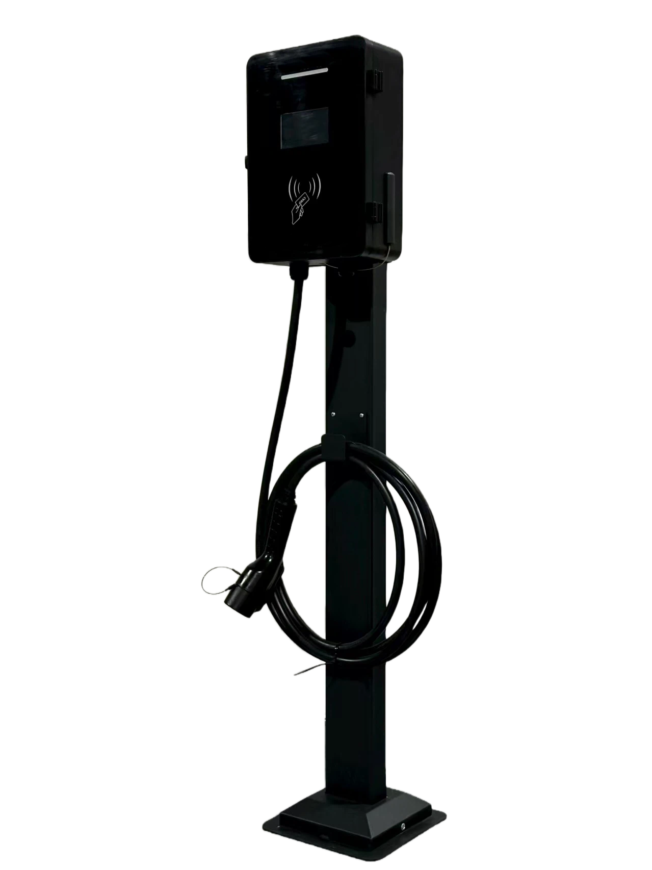 Guide ultime et avantages des bornes de recharge CA sur poteau pour usage domestique (11 kW et 21 kW) avec pistolet unique. Compatible avec les collectivités, les parkings, les complexes résidentiels et les appartements.