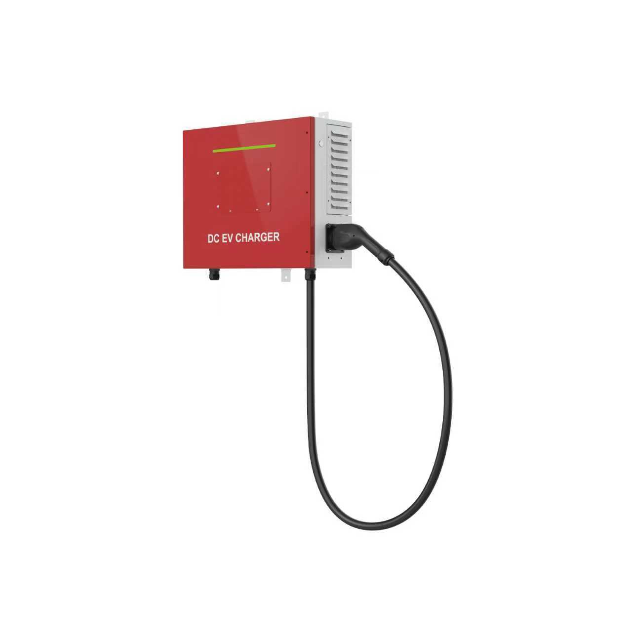 20kW 30kW 40kW DC EV Charger Fast Commercial Charging Station with Single Gun for Fleets, Private Energy Vehicle