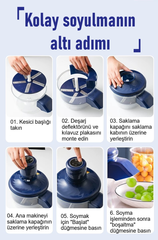 Tam otomatik soyma makinesi