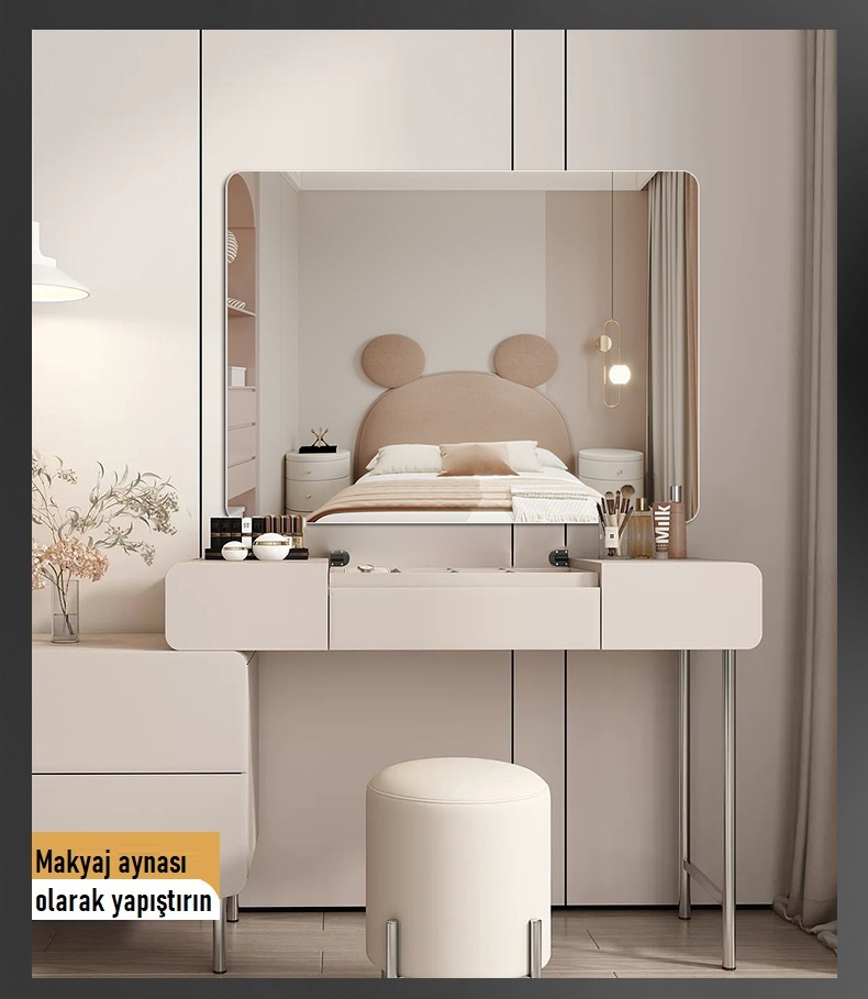 Yumuşak ayna duvar kendinden yapışkanlı akrilik tam gövdeli giyinme aynası HD duvar aynası çıkartması uyumlu ayna gardırop lensi