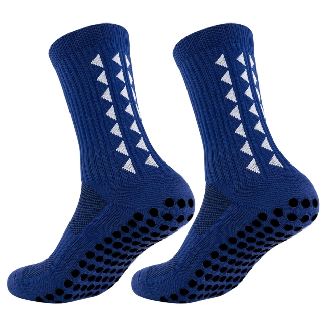 Non-slip dotted athletic socks