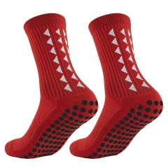 Non-slip dotted athletic socks