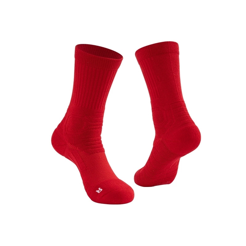 Brushed athletic socks