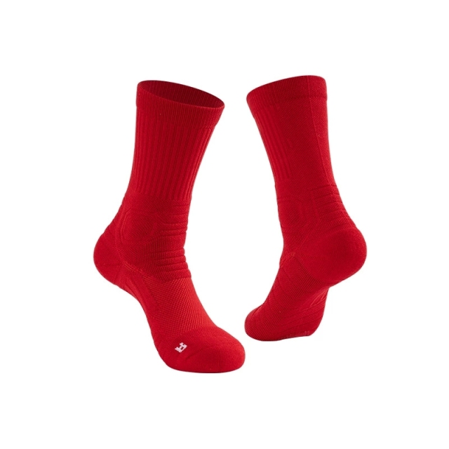 Brushed athletic socks