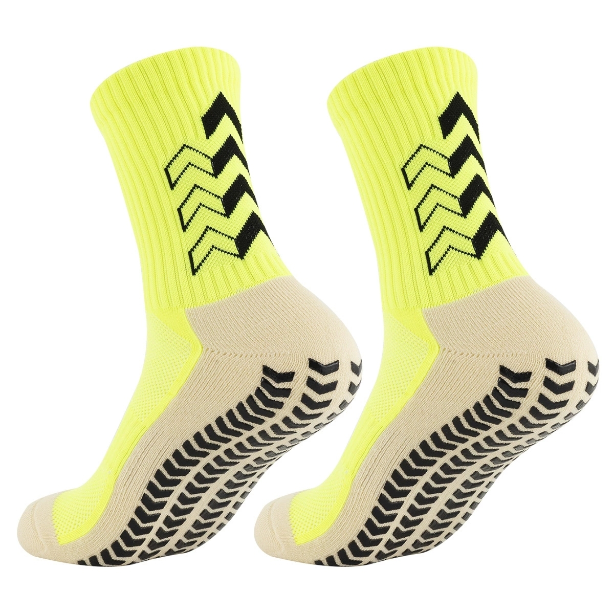 Non-slip dotted athletic socks