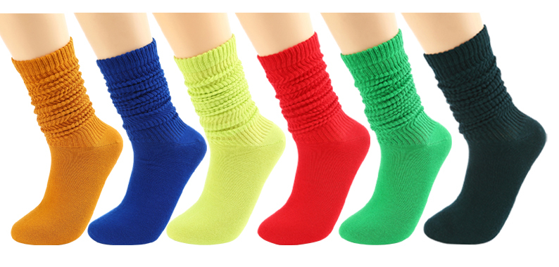 adult slouch socks