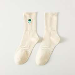 embroidered socks