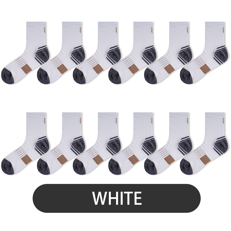 Brushed athletic socks