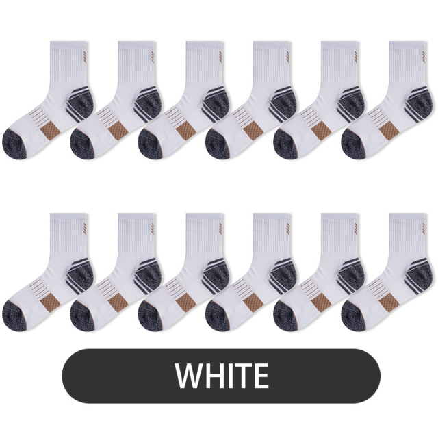 Brushed athletic socks