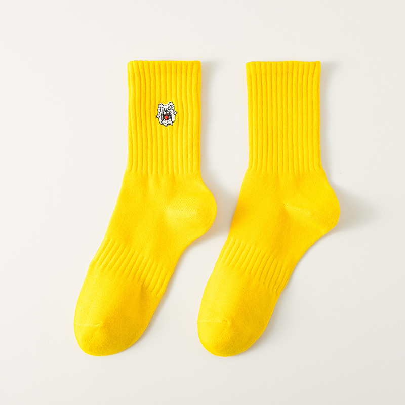 embroidered socks