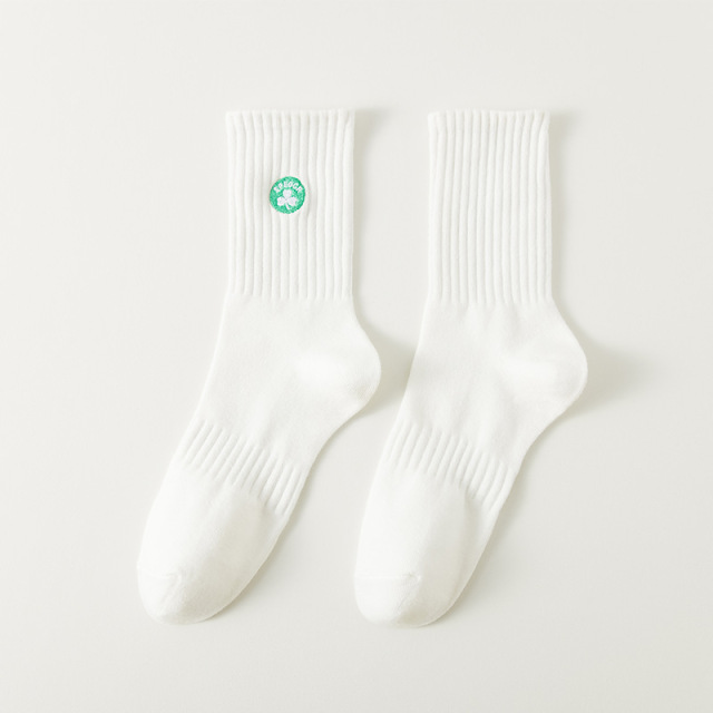 embroidered socks