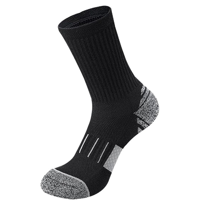 Brushed athletic socks