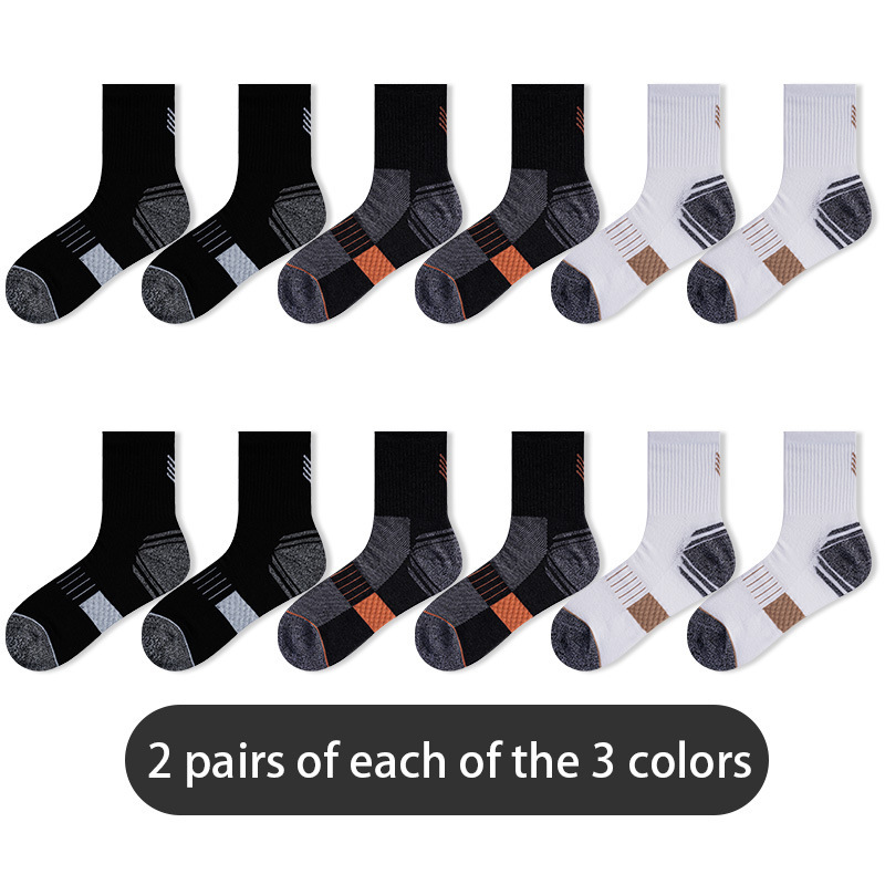 Brushed athletic socks