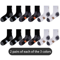 Brushed athletic socks