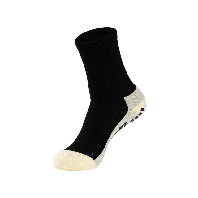 New Arrival Wholesale Indoor Terry Skate Yoga Socks Mid Calf Cotton Grip Anti Slip Pilates Socks for Unisex