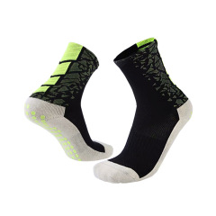 HJ 2025 New Arrival Wholesale Indoor Terry Skate Yoga Socks Mid Calf Cotton Grip Anti Slip Pilates Socks for Unisex