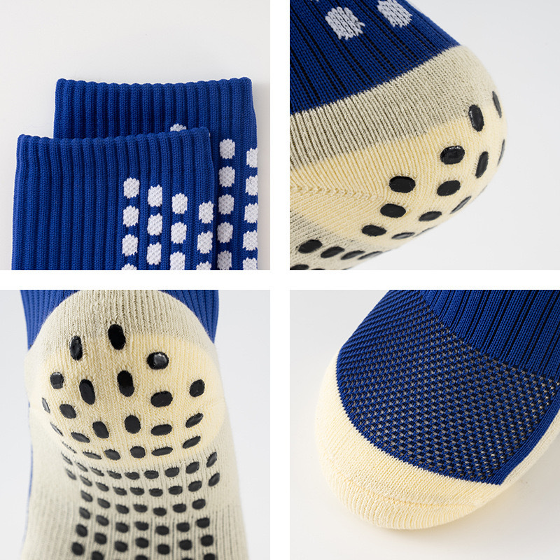 2025 Custom  Anti-slip Indoor Anti Slip Terry Fitness Socks Women's Cotton Private Logo Grip  Crew  Socks